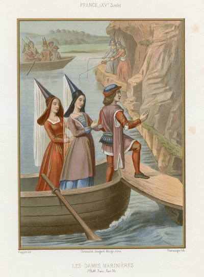 Lady Sailors by French School