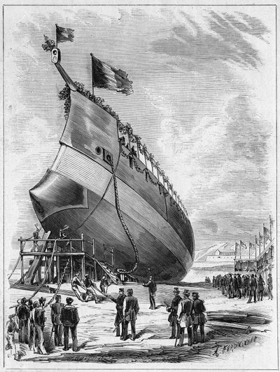 Launch of the armour ship 