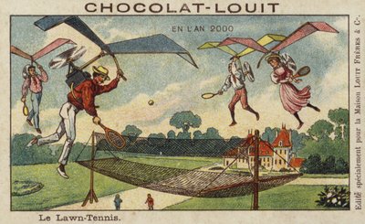 Lawn Tennis in the Year 2000 by French School