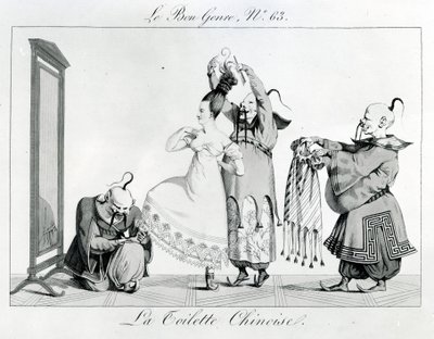 Le Bon Genre - La Toilette Chinoise, 1813 by French School