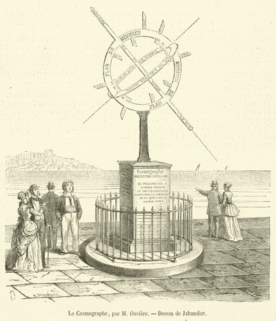 The Cosmographer (engraving) by French School