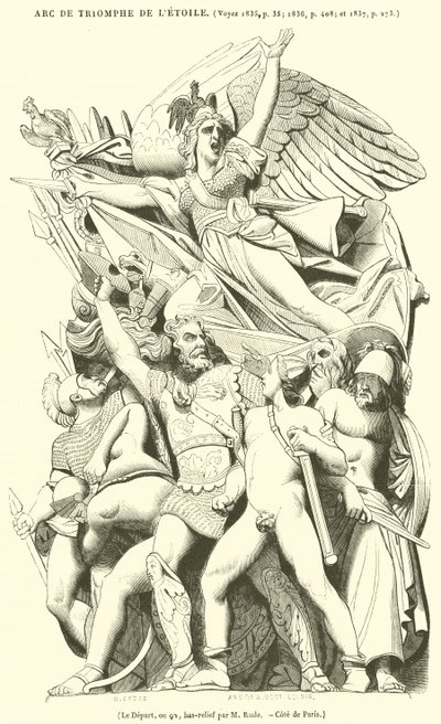 The Departure, or 92, Bas-Relief by French School