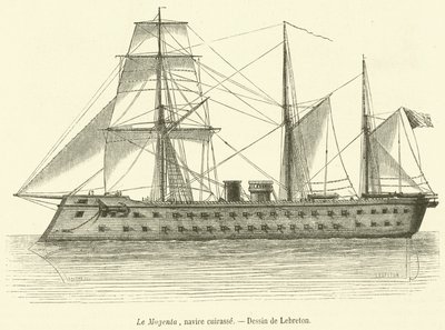 The Magenta, armored ship by French School