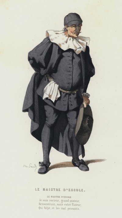The Schoolmaster by French School