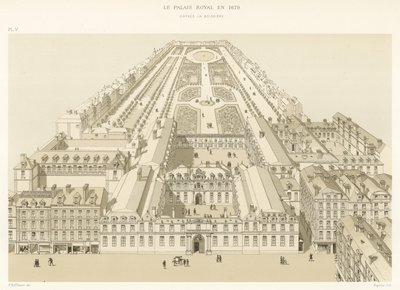 The Royal Palace in 1679, After La Boissiere by French School