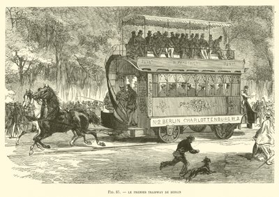 The First Tramway of Berlin by French School
