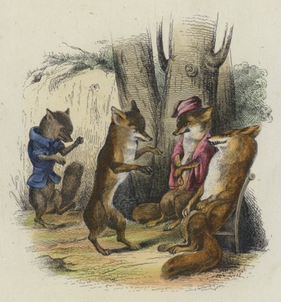 The Fox with the Cut Tail by French School