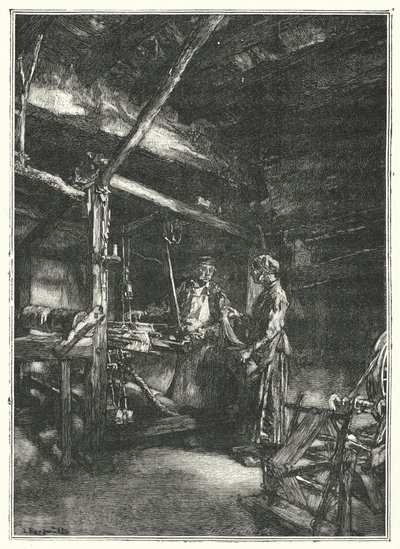 The Weaver by French School