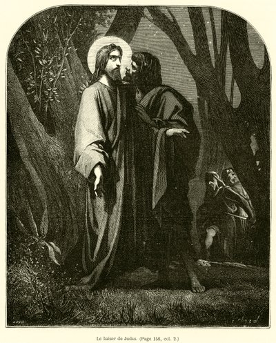 The Kiss of Judas by French School