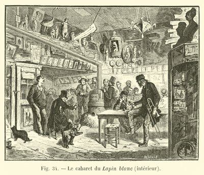 The White Rabbit Tavern, Interior by French School