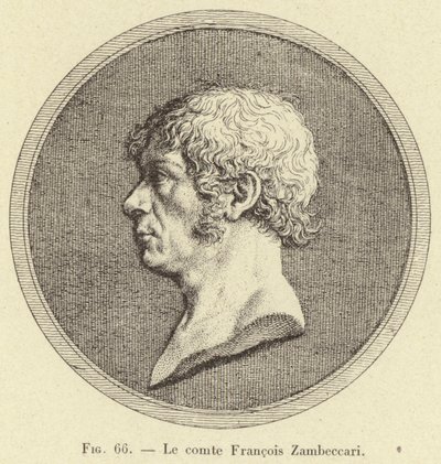 Count Francois Zambeccari (engraving) by French School