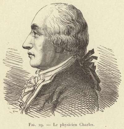 The Physicist Charles (engraving) by French School