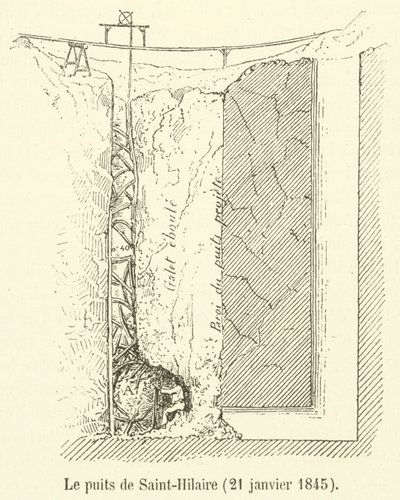 The Well of Saint-Hilaire, January 21, 1845 by French School