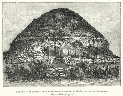 The Tomb of the Christian Woman, Funerary Monument of the Kings of Mauritania, near Kolea, Algeria by French School