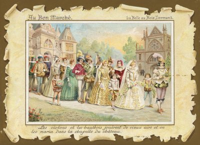 Leaving the Chapel, Sleeping Beauty by French School