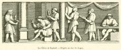 The Students of Raphael by French School