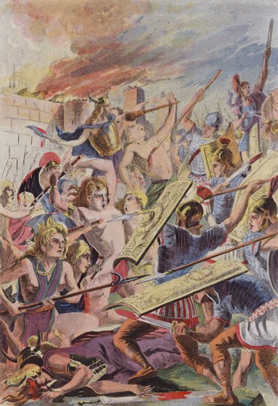 The Gauls of Vercingetorix by French School