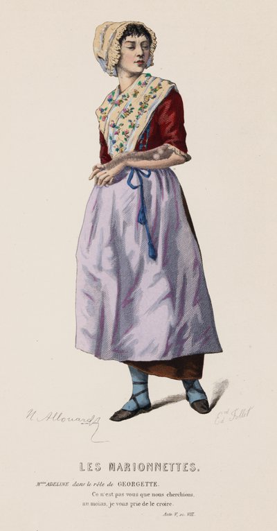 The Puppets, Act V, Scene VIII by French School