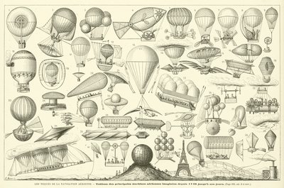 The Caps of Aerial Navigation by French School