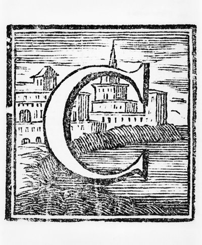 Letter C, in L