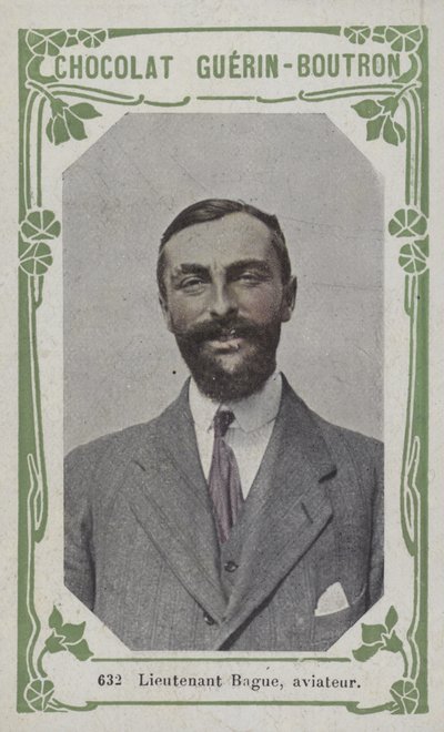 Lieutenant Bague, Aviator by French School