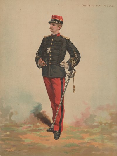 Lieutenant of Line Information by French School
