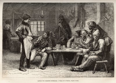 The interior of a woodcutter