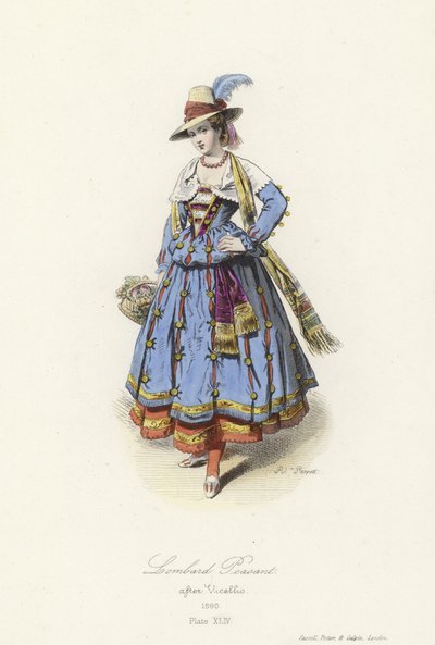 Lombard peasant by French School