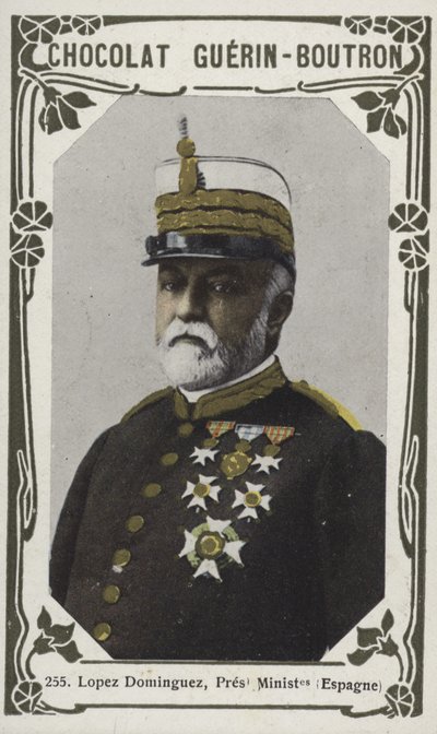 Lopez Dominguez, President of Ministers, Spain by French School