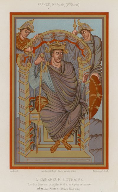 Lothair I, Holy Roman Emperor by French School