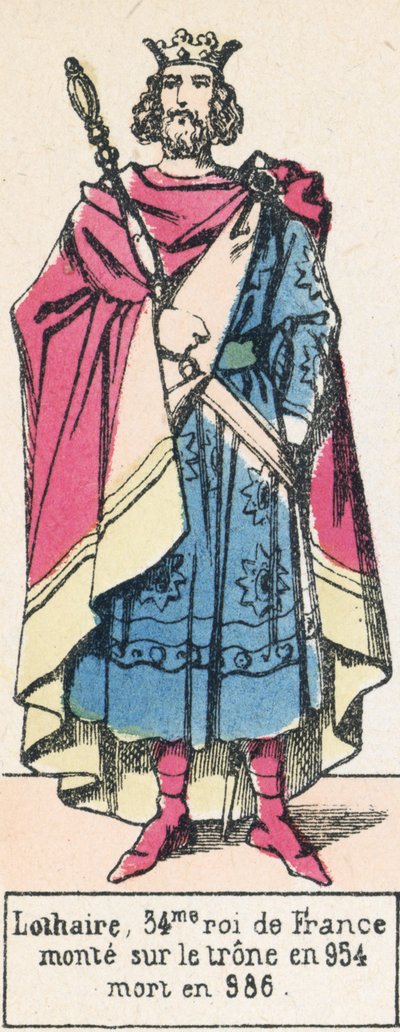Lothaire, 34th King of France, Ascended the Throne in 954, Died in 986 by French School