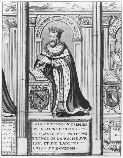 Louis II of Bourbon, Duke of Montpensier by French School