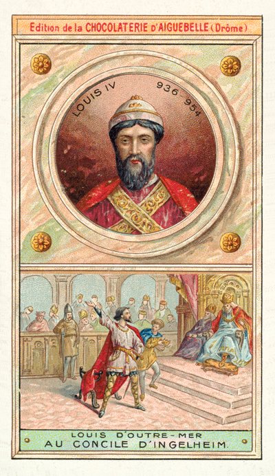 Louis IV of France at the Council of Ingelheim, 948 by French School