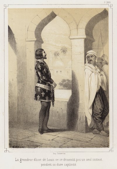 Louis IX of France in the captivity of the Egyptians by French School