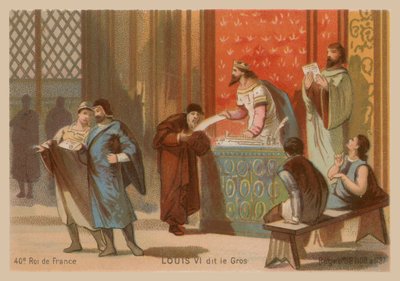 Louis VI of France, called the Fat (1081-1137) by French School