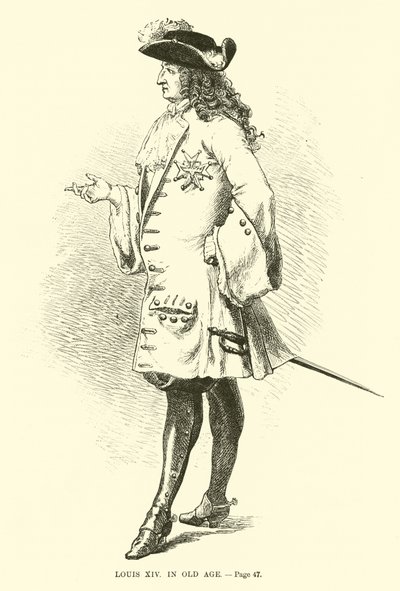 Louis XIV in Old Age by French School