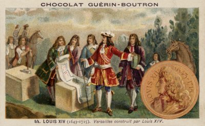 Louis XIV of France Overseeing the Construction of the Palace of Versailles by French School