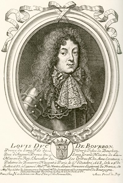 Louis de Bourbon, Prince of Condé, Prince of the blood at the French court of Louis XIV by French School