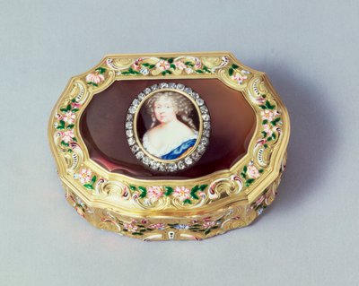 Louix XV Oval Snuff Box by Gabriel Gallois, Paris, 1738 by French School