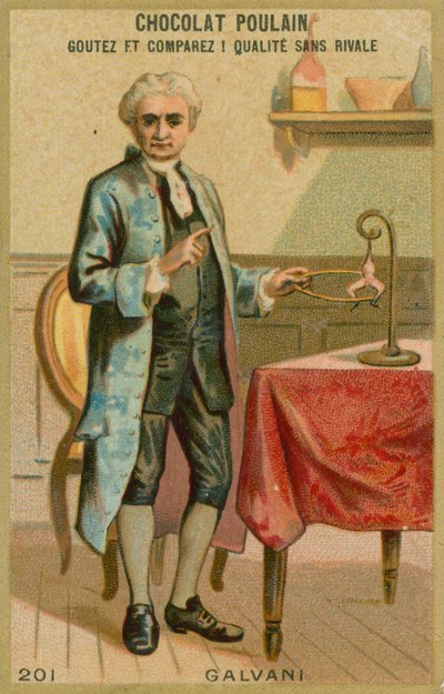 Luigi Galvani by French School