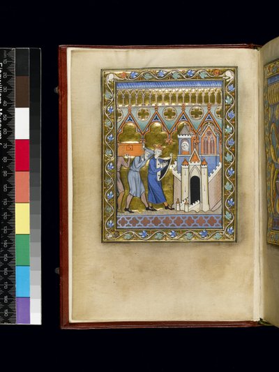 Folio from the Psalter and Hours of Isabella of France by French School