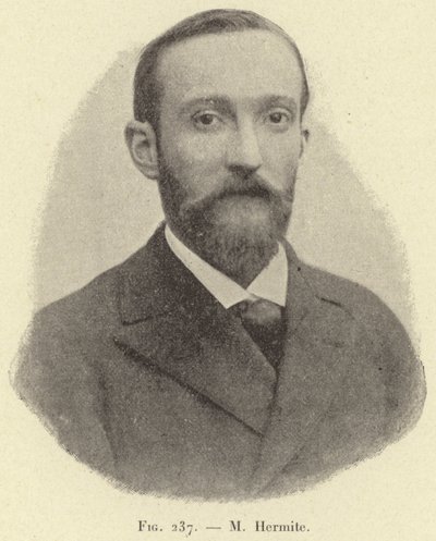 M Hermite (engraving) by French School