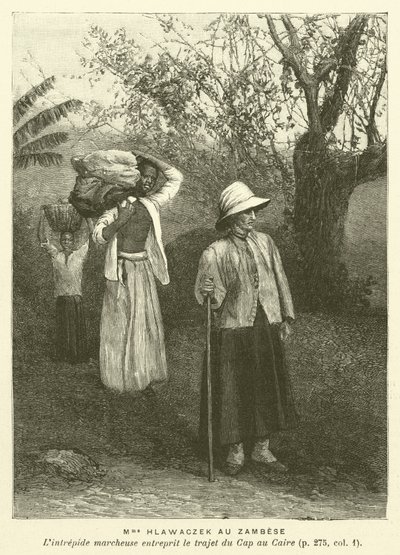 Madame Hlawaczek at the Zambezi by French School