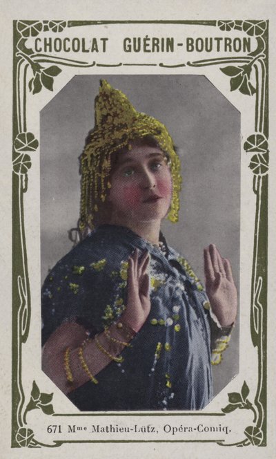Madame Mathieu-Lutz, Opera-Comique by French School
