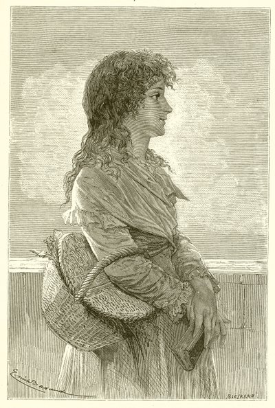 Madame Roland in her Childhood by French School