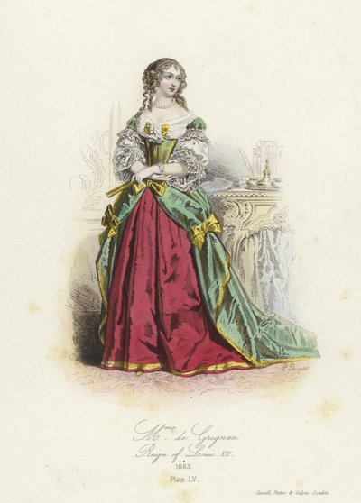 Madame de Grignan, French aristocrat of the time of Louis XIV by French School