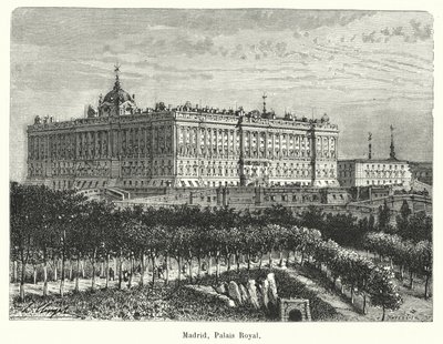 Madrid, Royal Palace by French School