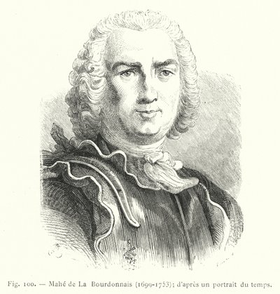 Mahe de La Bourdonnais by French School
