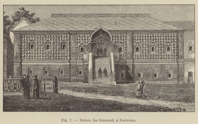 House of Romanov in Kostroma by French School