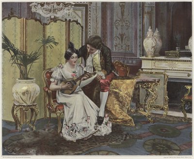 Mandolin Lesson by French School